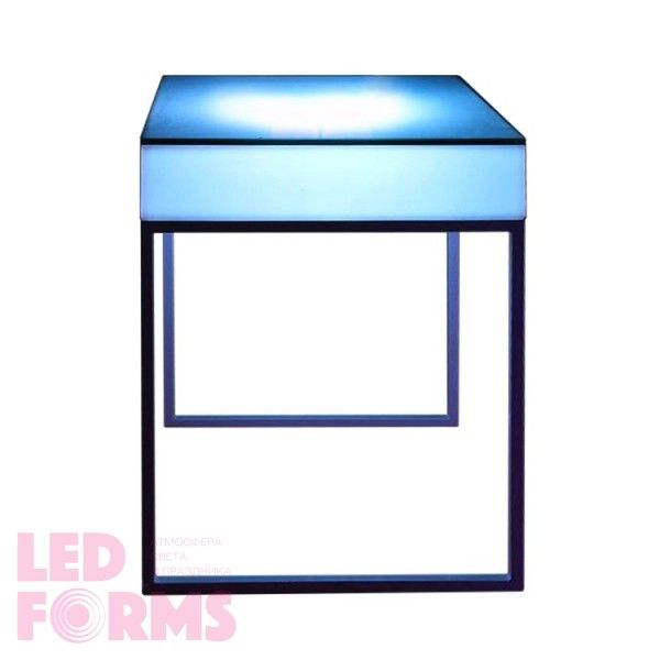 Стол барный LED Cana, светодиодный, высота 110 см., разноцветный RGB, с аккумулятором — Купить в интернет-магазине LED Forms