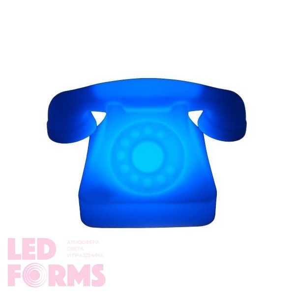 Световая фигура Телефон LED PHONE с разноцветной RGB подсветкой и пультом ДУ IP65