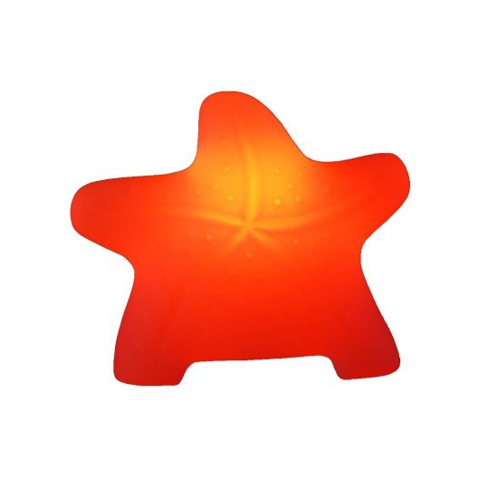 Беспроводной светильник Морская звезда STARFISH-1 многоцветный RGB с пультом ДУ и аккумулятором