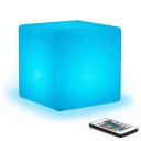 Светильник куб GLOW CUBE 20 см. разноцветный RGB с пультом ДУ IP65 220V — Купить в интернет-магазине LED Forms