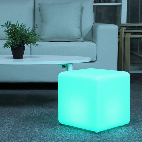 Светильник куб с аккумулятором GLOW CUBE 60 см. беспроводной RGB с пультом ДУ IP68 — Купить в интернет-магазине LED Forms