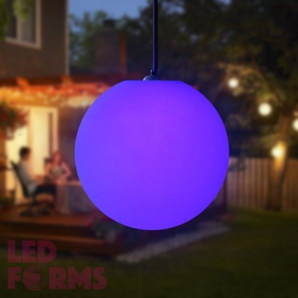 Подвесной светильник шар LED JELLYMOON 30 см. разноцветный RGB с пультом ДУ IP65 — Купить в интернет-магазине LED Forms