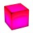 Цветочное кашпо куб с аккумулятором LED PLAZA 40 см. c разноцветной RGB подсветкой и пультом USB IP65 — Купить в интернет-магази
