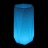 Светящееся кашпо для цветов LED BORNE-1 c разноцветной RGB подсветкой и пультом ДУ IP65 — Купить в интернет-магазине LED Forms