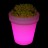 Светящееся кашпо для цветов LED ALPHEN-1 c разноцветной RGB подсветкой и пультом ДУ IP65 — Купить в интернет-магазине LED Forms