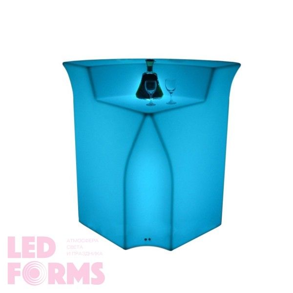 Барная стойка светящаяся (угловая секция) LED Royal, светодиодная, разноцветная RGB, IP65 — Купить в интернет-магазине LED Forms