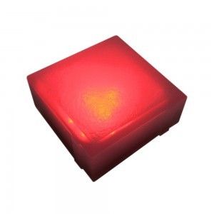 Светодиодная брусчатка LED LUMBRUS 100x100x40 мм красная IP68