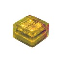 Светодиодная брусчатка на солнечных батареях LED LUMBRUS 100x100x60 мм. жёлтая IP68 — Купить в интернет-магазине LED Forms