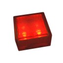 Светодиодная брусчатка LED LUMBRUS 100x100x60 мм красная IP68