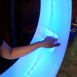 Качели светящиеся Кольцо LED RING разноцветные RGB с пультом IP65 220V — Купить в интернет-магазине LED Forms