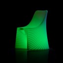 Кресло светящееся LED WAVES-2 c разноцветной RGB подсветкой и пультом ДУ IP65