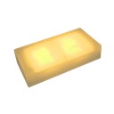 Светодиодная брусчатка LED LUMBRUS 100x200x60 мм. жёлтая IP68 — Купить в интернет-магазине LED Forms