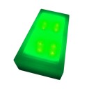 Светодиодная брусчатка LED LUMBRUS 100x200x60 мм. зелёная IP68