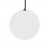 Подвесной светильник MOONBALL P50, светодиодный шар 50 см белый IP65