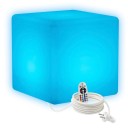 Светильник куб LED CUBE 50 см. разноцветный RGB с пультом ДУ IP65 220V — Купить в интернет-магазине LED Forms