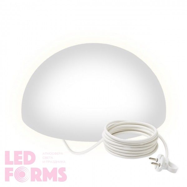 Светильник полусфера LED HEMISPHERE 40 см. светодиодный белый IP65 220V — Купить в интернет-магазине LED Forms