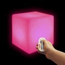 Светильник куб беспроводной LED CUBE 20 см. разноцветный RGB с аккумулятором и пультом USB IP68 — Купить в интернет-магазине LED