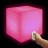 Светильник куб беспроводной LED CUBE 40 см. разноцветный RGB с аккумулятором и пультом USB IP68 — Купить в интернет-магазине LED