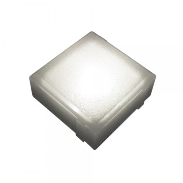 Светодиодная брусчатка LED LUMBRUS 100x100x40 мм. белая IP68 — Купить в интернет-магазине LED Forms