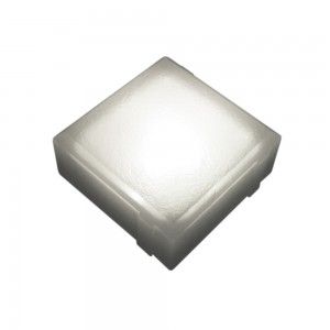 Светодиодная брусчатка LED LUMBRUS 100x100x40 мм. белая IP68