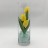 Ночник Светодиодные цветы LED FLORARIUM — жёлтые тюльпаны с синей подсветкой вазы