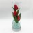 Ночник Светодиодные цветы LED FLORARIUM — красные тюльпаны с синей подсветкой вазы
