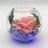 Ночник Светодиодные цветы LED SECRET, розовая роза с синей подсветкой вазы — Купить в интернет-магазине LED Forms
