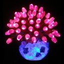 Светильник Светодиодные цветы LED DELIGHT, розовые тюльпаны с синей подсветкой вазы — Купить в интернет-магазине LED Forms