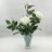 Светильник-ночник Светодиодные цветы LED NOVA, белые розы с синей подсветкой вазы — Купить в интернет-магазине LED Forms