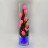 Светильник Светодиодные цветы LED SPIRIT — розовые тюльпаны с синей подсветкой вазы