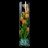 Светильник Светодиодные цветы LED SPIRIT — оранжевые тюльпаны с синей подсветкой вазы