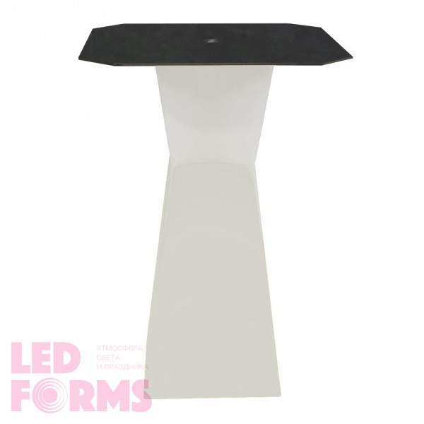Светящийся барный стол LED PRISM B 110 cм. светодиодный белый IP65 220V — Купить в интернет-магазине LED Forms