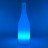 Настольная лампа Бутылка LED BOTTLE с разноцветной RGB подсветкой и пультом ДУ IP65 220V