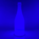 Садовый уличный светильник Бутылка LED BOTTLE c разноцветной RGB подсветкой и пультом ДУ IP65 220V