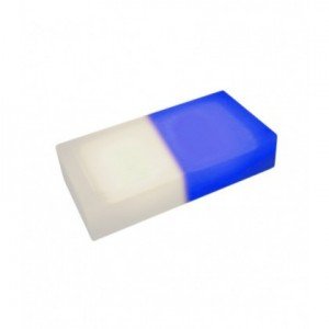 Светодиодная тротуарная плитка LED LUMBRUS 200x100x40 мм. двухцветная белый-синий IP68 — Купить в интернет-магазине LED Forms