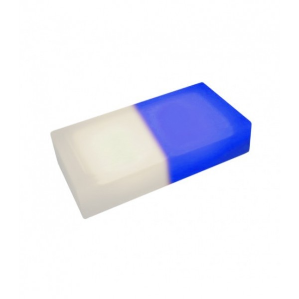 Светодиодная тротуарная плитка LED LUMBRUS 200x100x60 мм. двухцветная белый-синий IP68 — Купить в интернет-магазине LED Forms