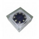 Светодиодная брусчатка на солнечных батареях LED LUMBRUS 100x100x60 мм. белая IP68 — Купить в интернет-магазине LED Forms