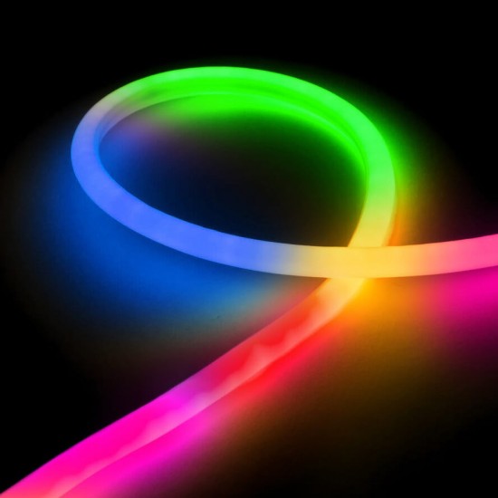 Гибкий неон LED NEON Flex 14 мм. с разноцветной RGB подсветкой IP67 220V — Купить в интернет-магазине LED Forms