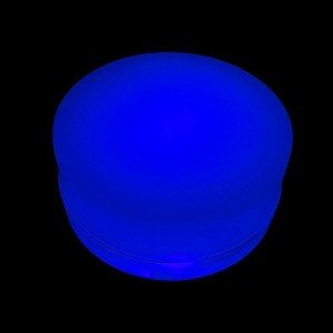 Грунтовый светильник LED LUMBRUS Spot 50x40 мм одноцветный синий IP68