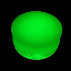 Грунтовый светильник LED LUMBRUS Spot 50x40 мм одноцветный зелёный IP68