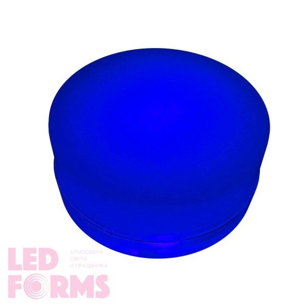 Грунтовый светильник LED LUMBRUS Spot 50x60 мм. одноцветный синий IP68 — Купить в интернет-магазине LED Forms