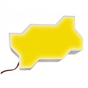Светодиодная брусчатка LED LUMBRUS Zigzag 225x112x40 мм. одноцветная жёлтая IP68 — Купить в интернет-магазине LED Forms