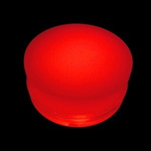 Грунтовый светильник LED LUMBRUS Spot 80x60 мм. одноцветный красный IP68 — Купить в интернет-магазине LED Forms