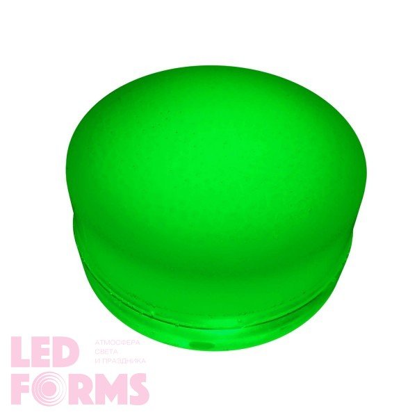 Грунтовый светильник LED LUMBRUS Spot 80x60 мм. одноцветный зелёный IP68 — Купить в интернет-магазине LED Forms