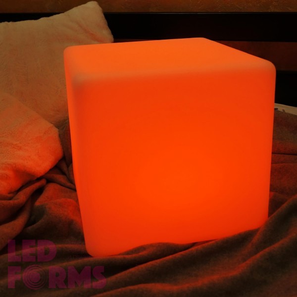 Светильник куб LED CUBE Premium 40 см разноцветный RGB с пультом ДУ IP65 220V