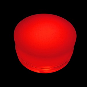 Грунтовый светильник LED LUMBRUS Spot 100x40 мм одноцветный красный IP68