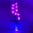 Светильник Светодиодные цветы LED INSPIRATION — малиновые орхидеи с синей подсветкой вазы