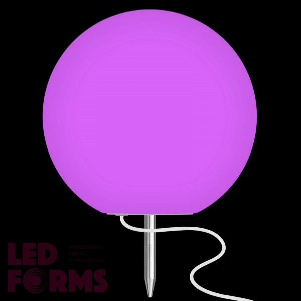 Световой шар с ландшафтным креплением LED BALL Exterior+ 30 см RGB с пультом ДУ IP65 220V