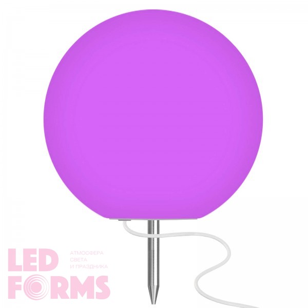 Световой шар с ландшафтным креплением LED BALL Exterior+ 50 см. RGB с пультом ДУ IP65 220V