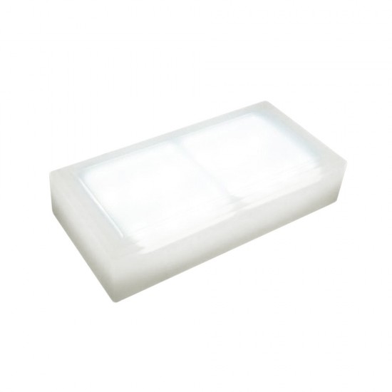 Светодиодная брусчатка LED LUMBRUS 100x200x40 мм. белая IP68 — Купить в интернет-магазине LED Forms